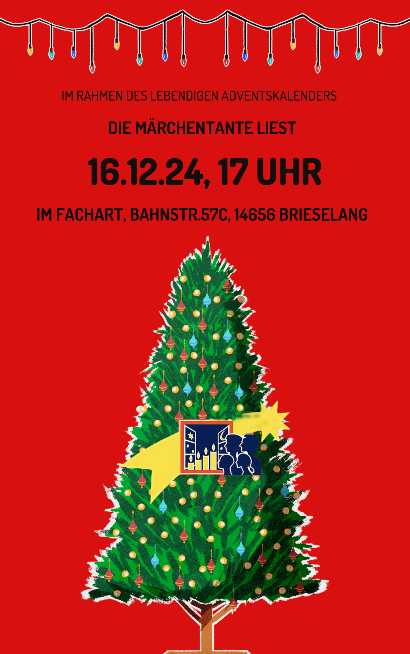 flyer lebendiger Adventskalender
